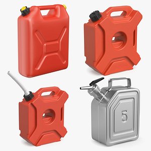 3D Fuel Canisters Collection model