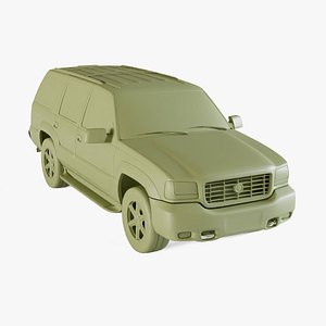 3D model Cadillac Escalade 1999