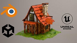 3D Medieval House