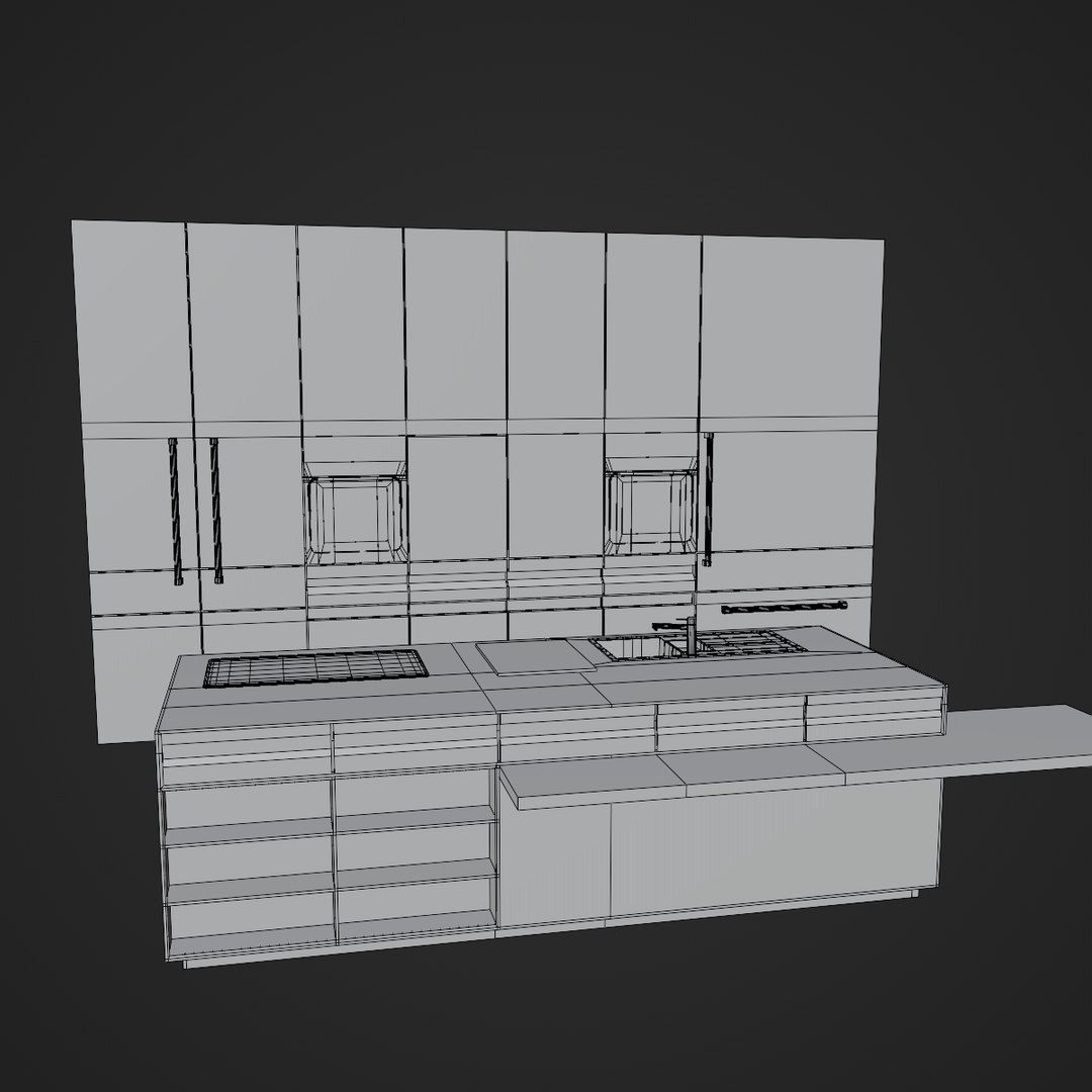 Free Kitchen Free 3D Model - TurboSquid 2261259