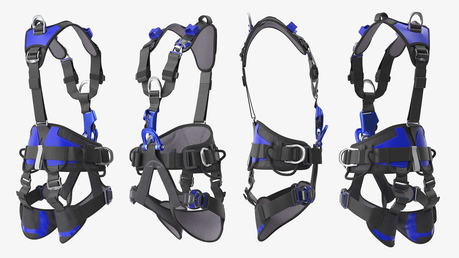 Full Body Harness Generic 3D model preview