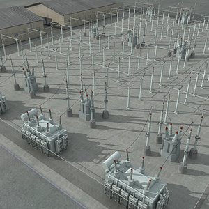 Electrical Substation Scene