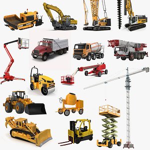 Construction Vehicles Big Collection