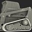 compact tracked loader bobcat 3d model