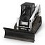 compact tracked loader bobcat 3d model