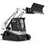 compact tracked loader bobcat 3d model