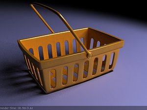 3dsmax plastic basket