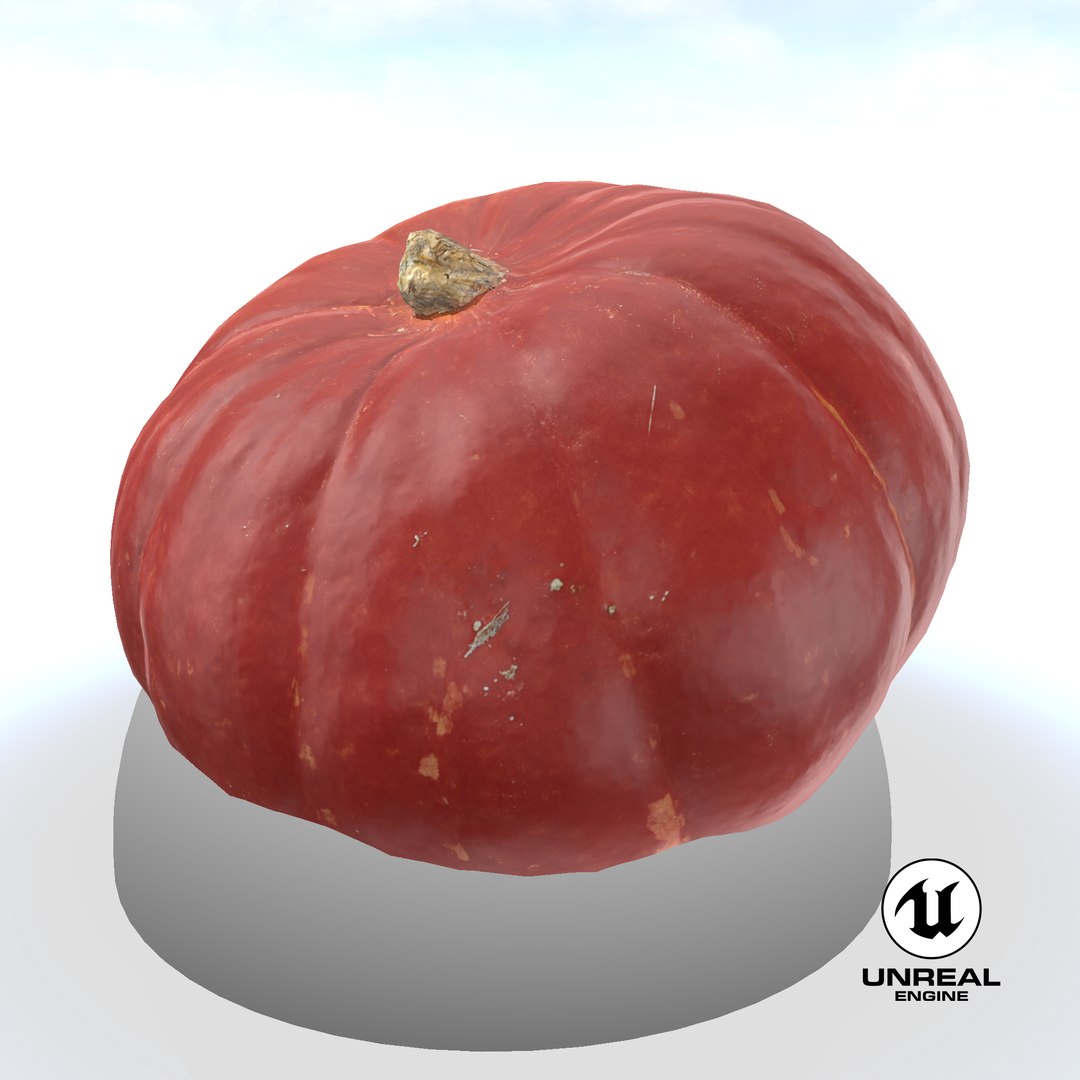 3D Red Pumpkin - TurboSquid 2309170