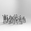 29 personas únicas lowpoly