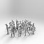 29 personas únicas lowpoly