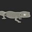 3d leopard gecko pose modeled model