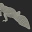 3d leopard gecko pose modeled model