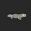 3d leopard gecko pose modeled model