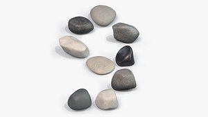 3D gravel 001 9 4k model