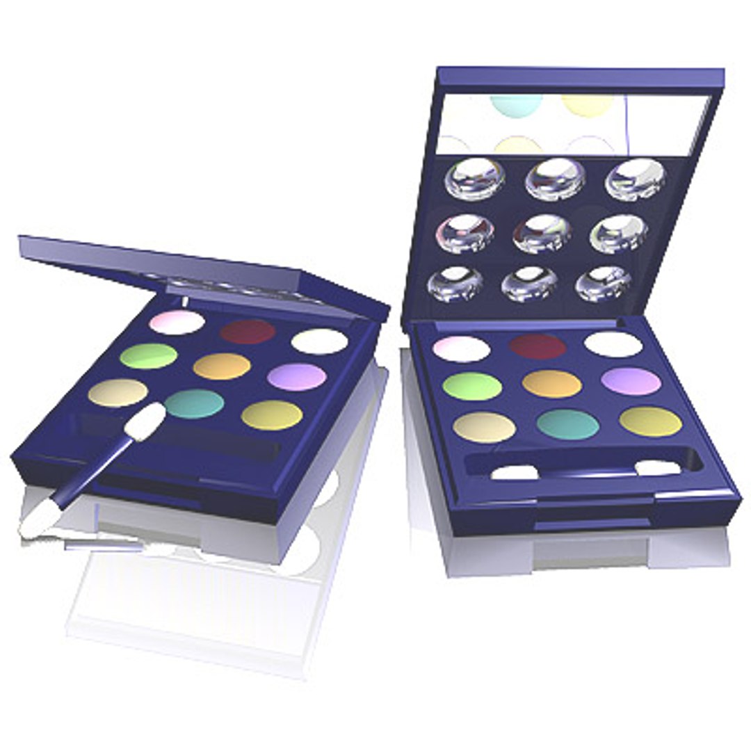 3d model eyeshadow eye