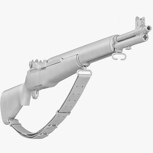 m1 garand materials 3d model