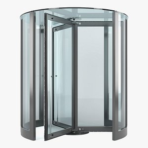 3D revolving door crane 4000 model