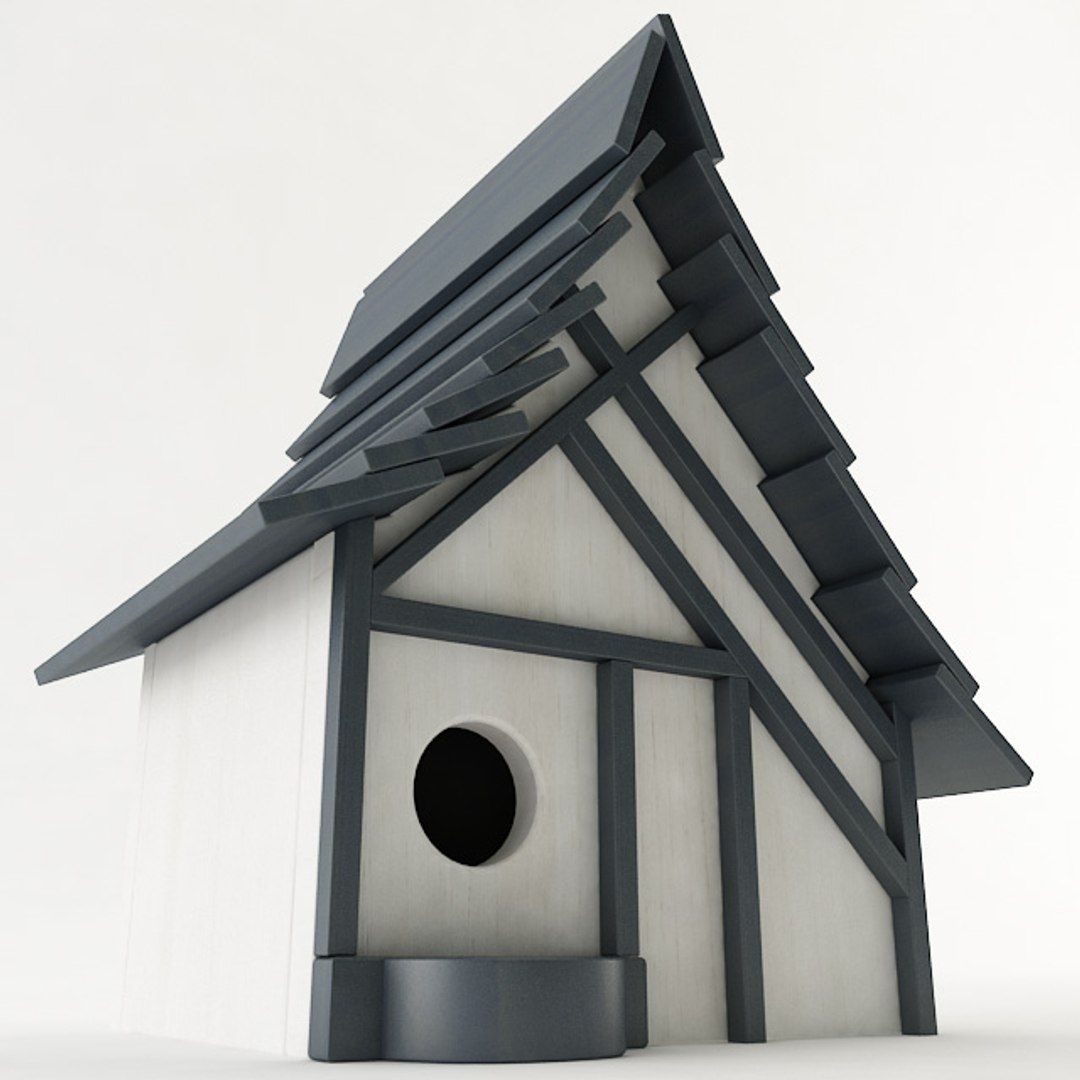 Birdhouse Wood 3D Model - TurboSquid 1300358