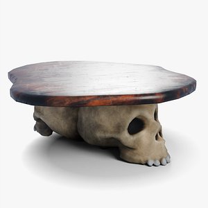 Skull Stylized Desk 3D Model