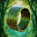 Chevron Armor Ring - Futuristic Modular Sci-Fi Band 74