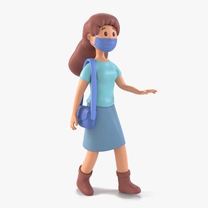 Woman with Mask