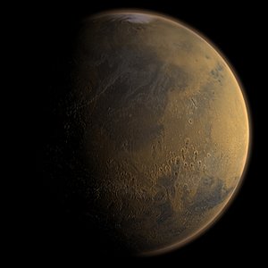 mars planet 3d model