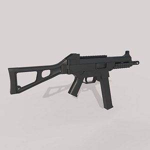 UMP45 3D model