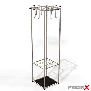 coat rack 3d model