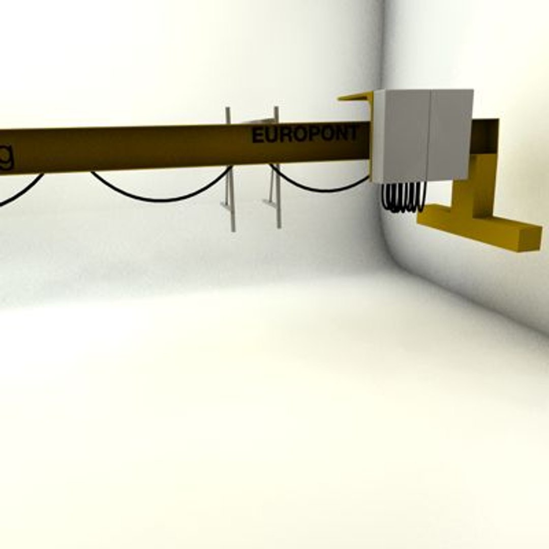3d model of crane