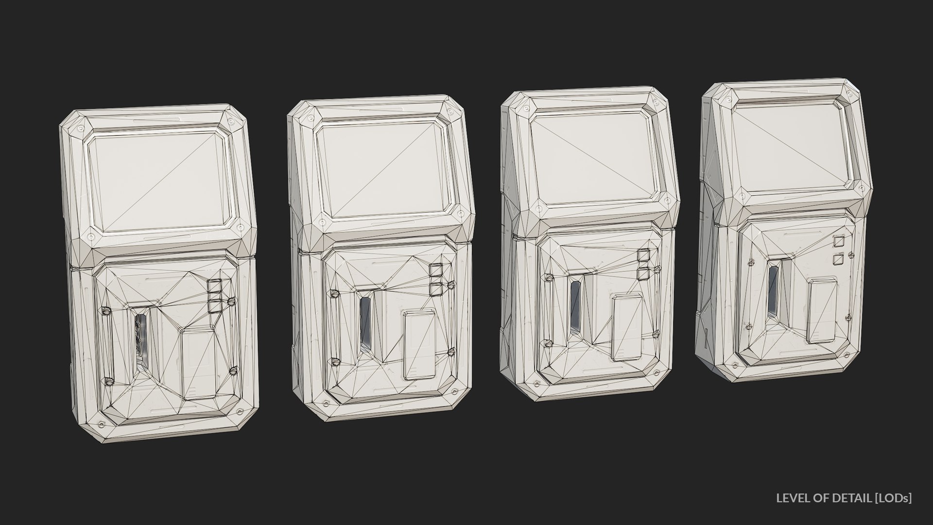 3D Sci-Fi Access Terminal and Keycard 5 Color Options - PBR Game Ready Low-poly https://p.turbosquid.com/ts-thumb/96/eFDXPW/4M/sci_fi_access_terminal_v1_lods/jpg/1755523098/1920x1080/fit_q87/70ec7e1b605cf9ca412e6509b0c3f59d881d77d9/sci_fi_access_terminal_v1_lods.jpg