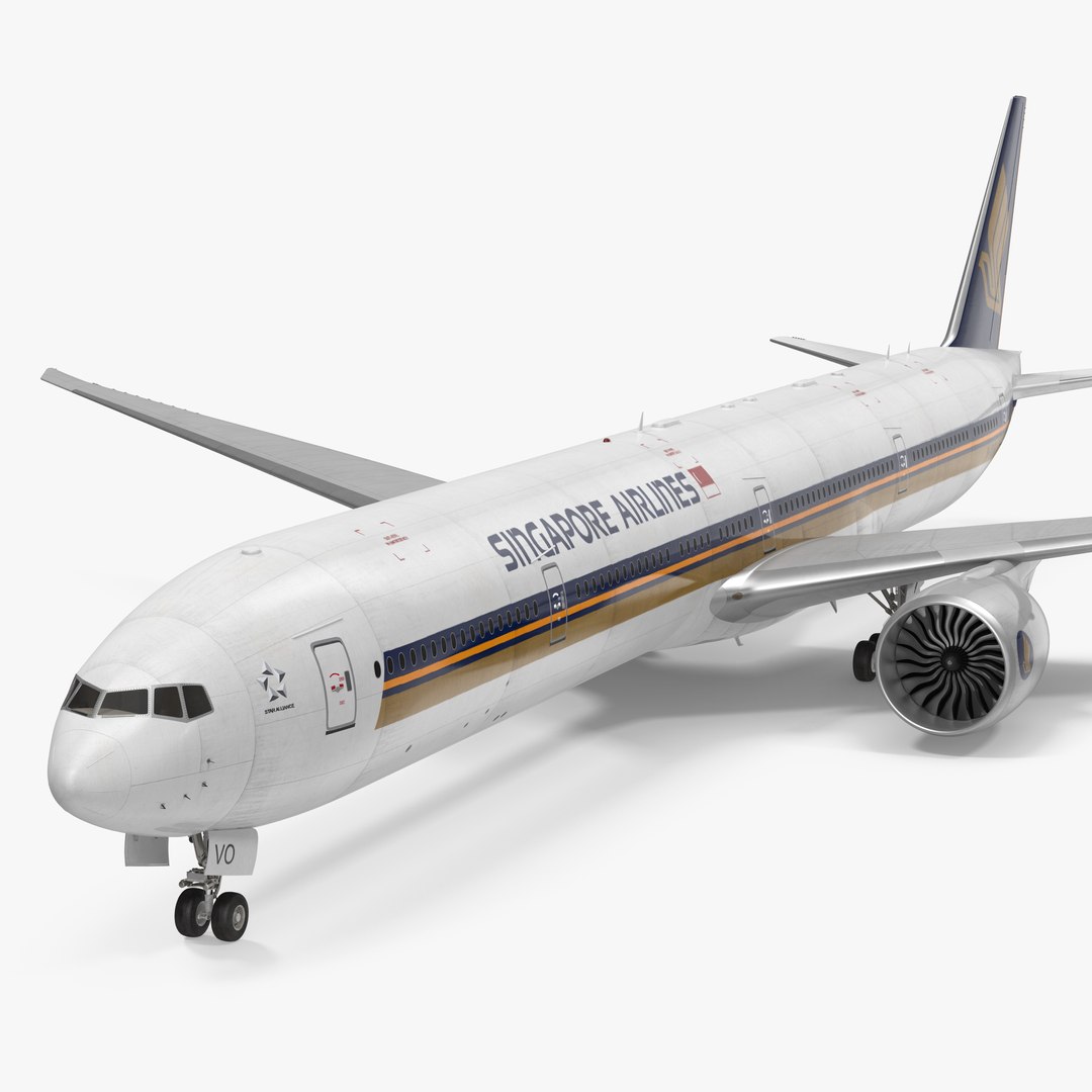 C4d Boeing 777-9x Singapore Airlines
