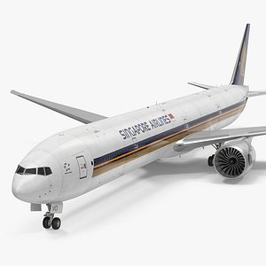 c4d boeing 777-9x singapore airlines