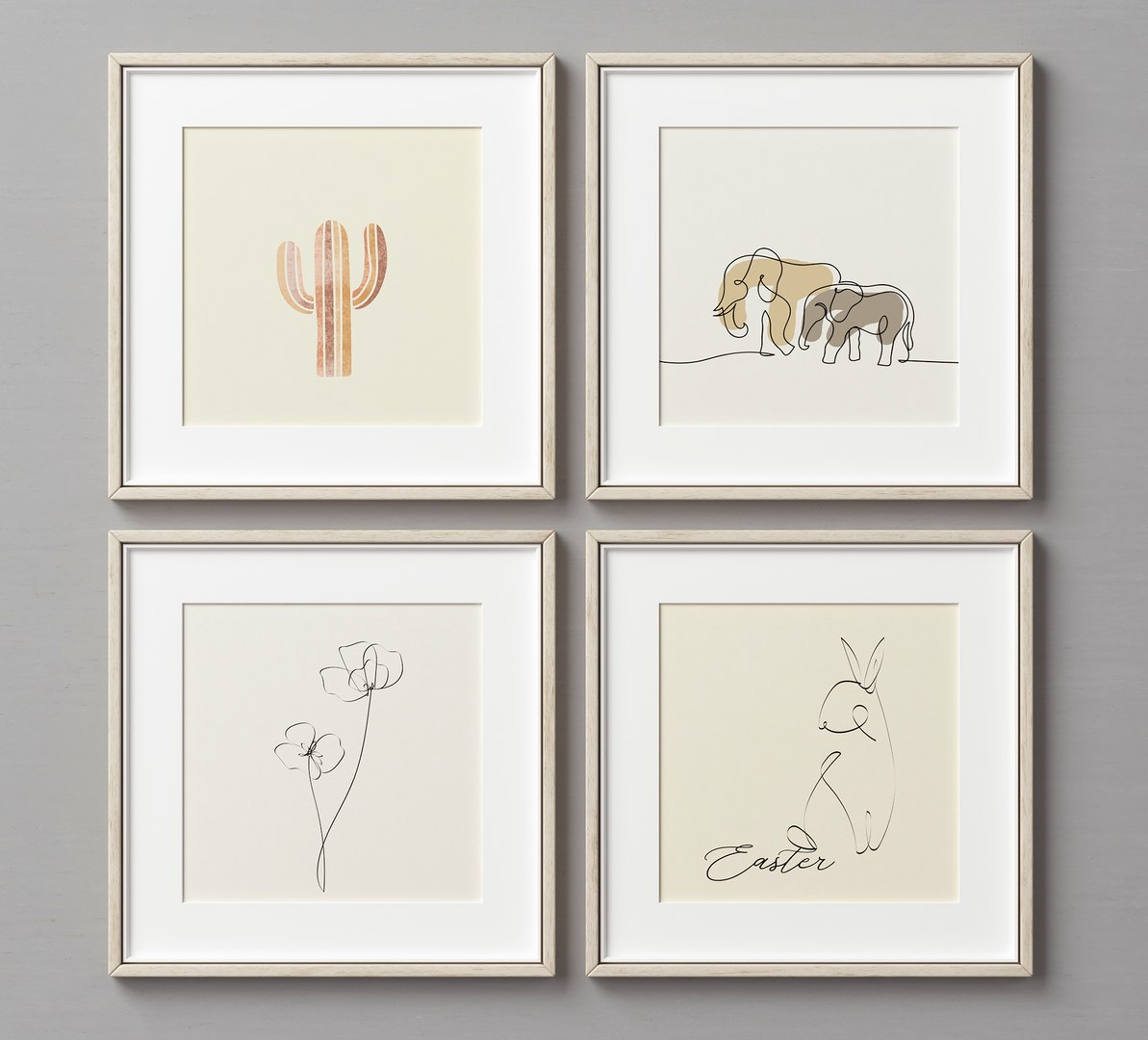 3D Picture Frames Set-424 - TurboSquid 2073381