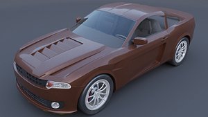 generic car muscle 3D