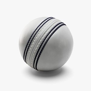 Cricket Ball White 3D model