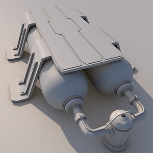 3D tank brace model