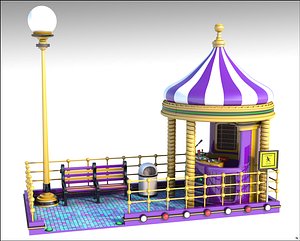 cabine 3D model