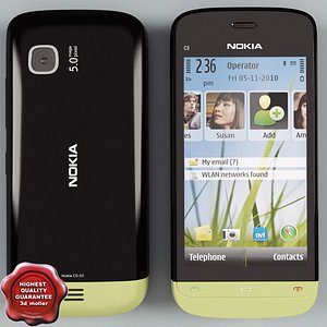 Nokia C5-03 black-green