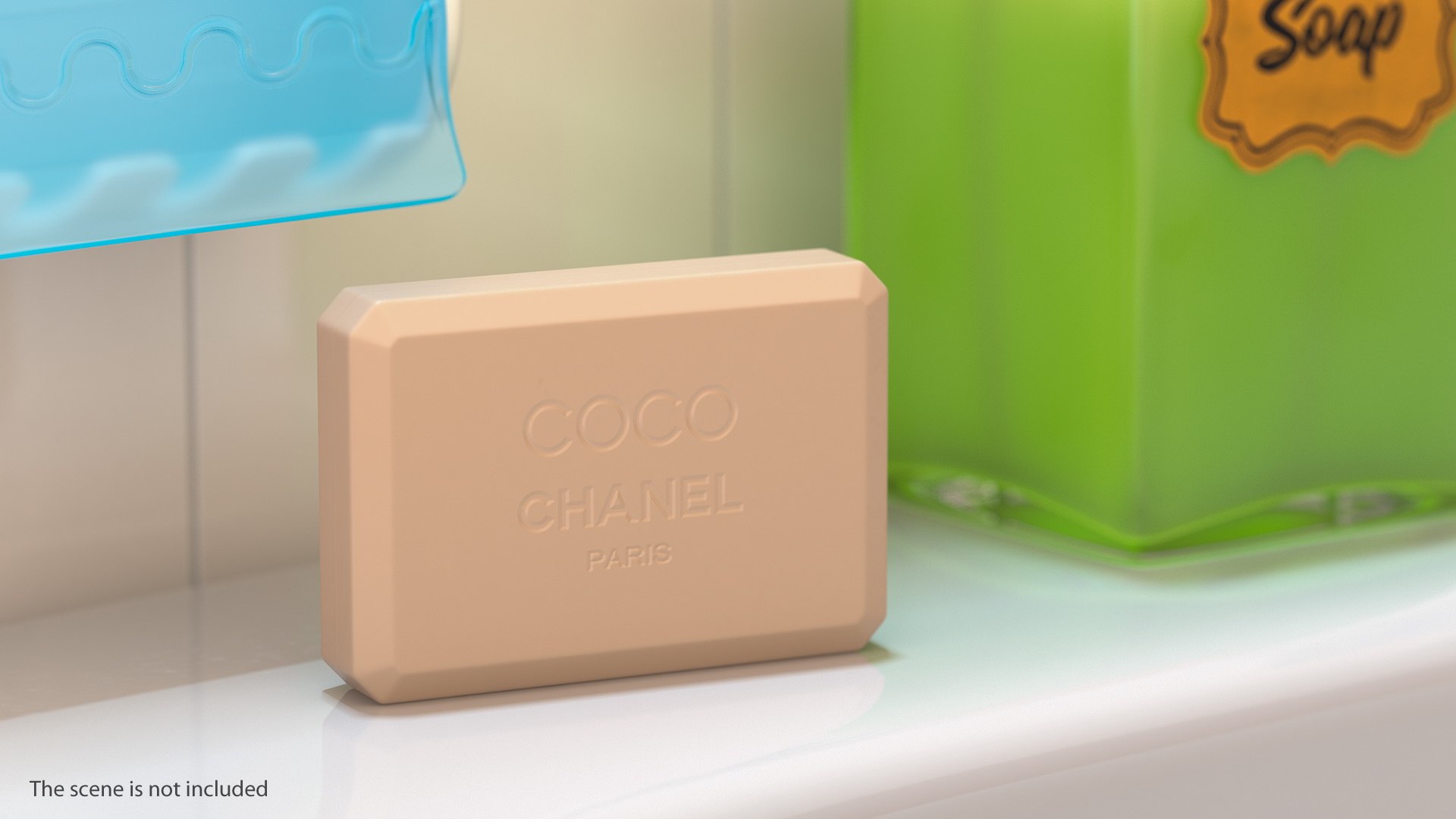 3D chanel fresh bath soap model - TurboSquid 1446331
