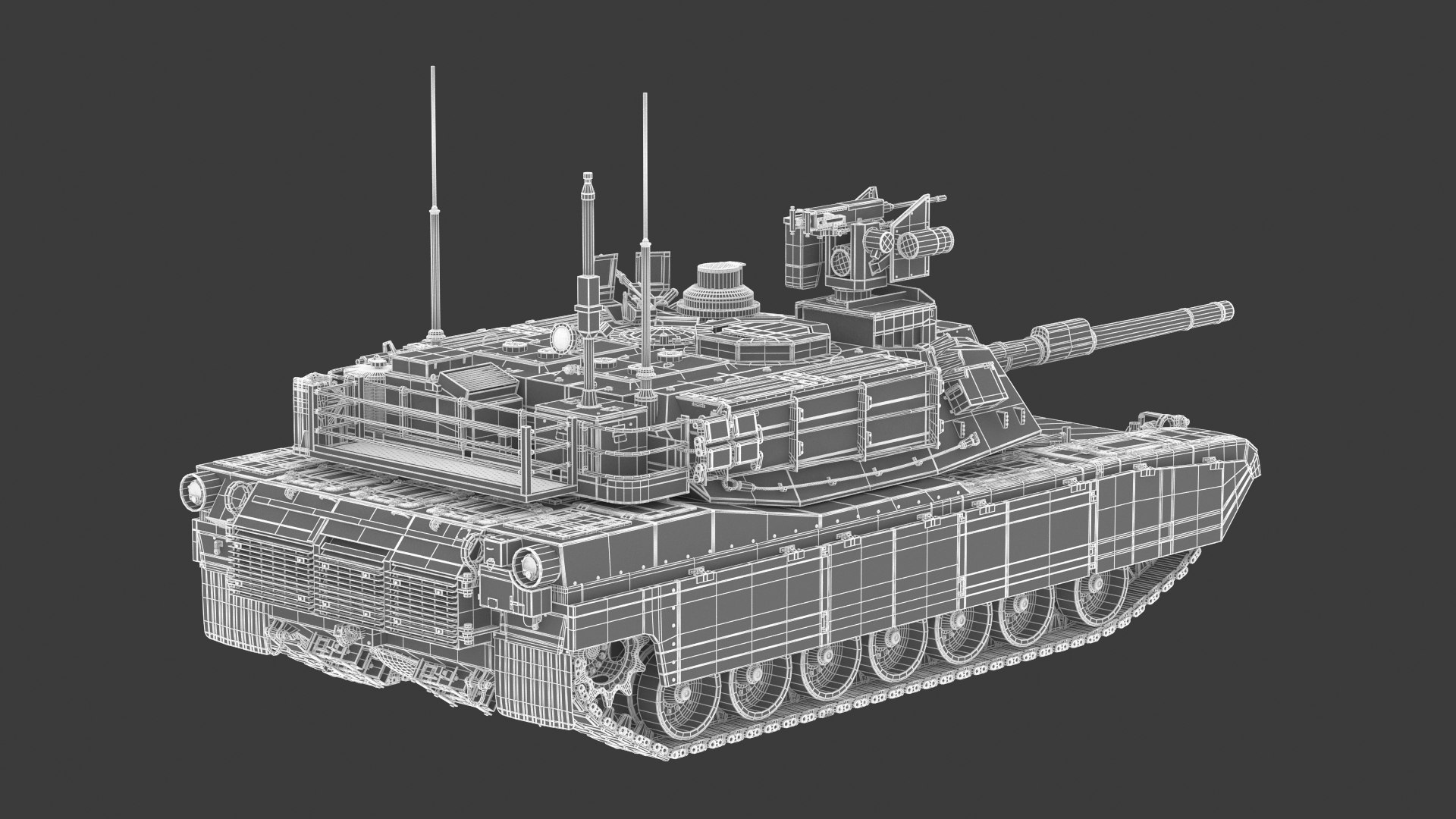 M1A2 SEP Abrams Tank 3D Model - TurboSquid 1922062