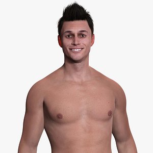 3D Realistic Male Base Mesh model