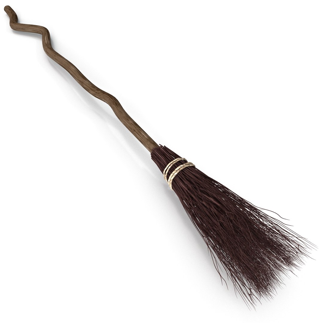 Witch Broom 3d Model