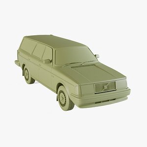 Volvo 245 Wagon 1984 3D model