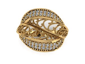 engagement trend jewellery ring 3D