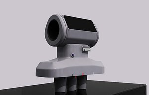 free dentist processor 3d model