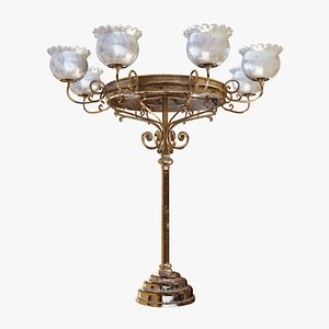 Victorian Lamp - Newel Post Lamp