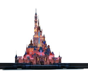 Hong kong castle 3D 3D model