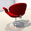 chaise rouge