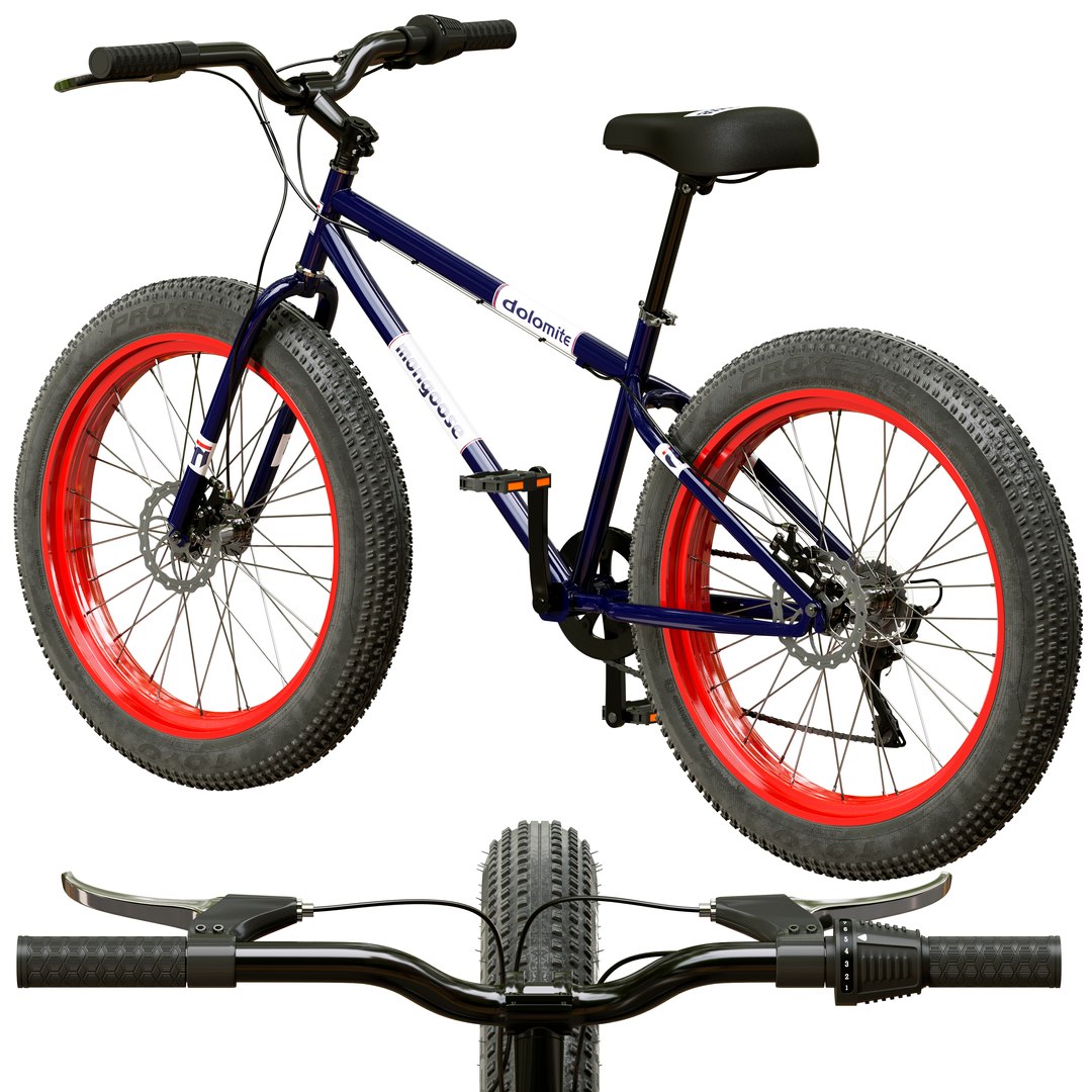 3D Model Mongoose Dolomite Bicycle - TurboSquid 2136023