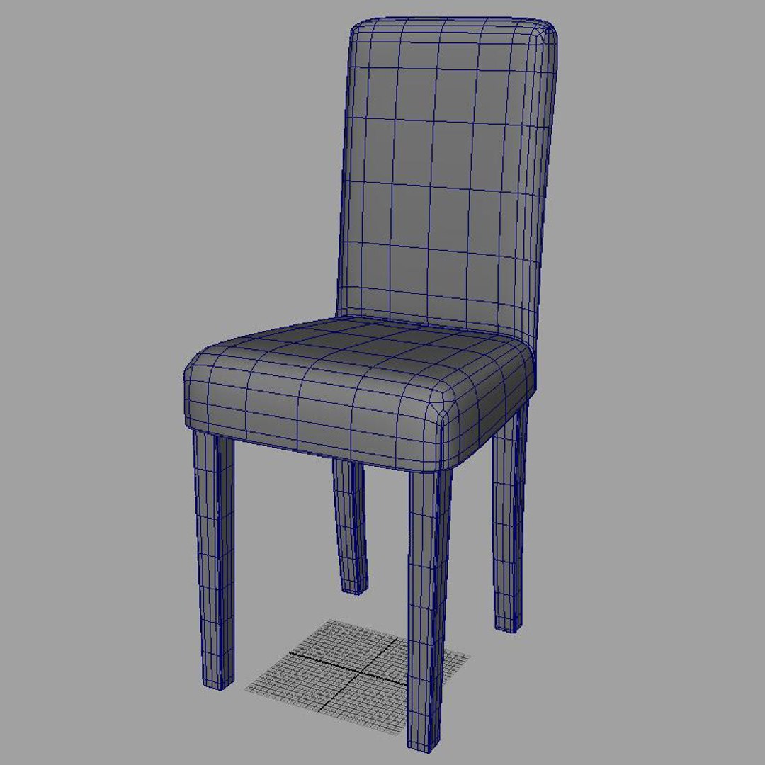 3d Model Of Dining Chair